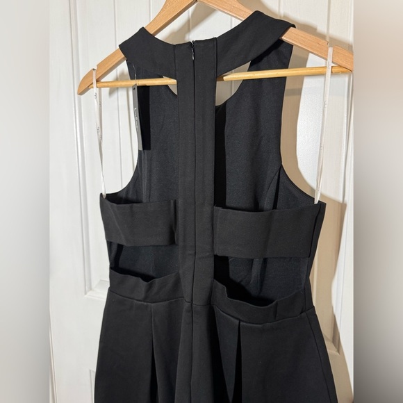Lulu's Chic Black Strappy Back Dress - Picture 7 of 8